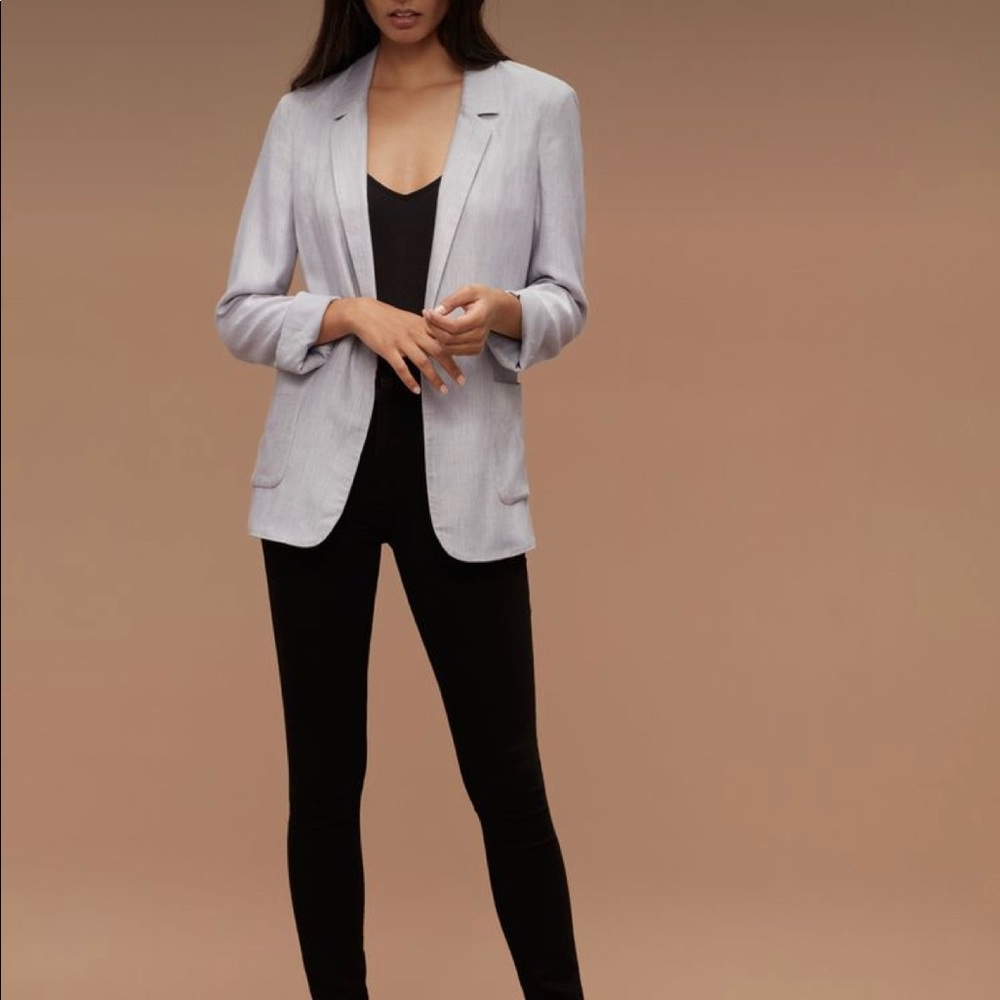 Talula Kent Blazer in Lavender. Oversized and Lightweight.